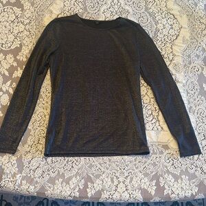 sparkly guess long sleeve shirt
